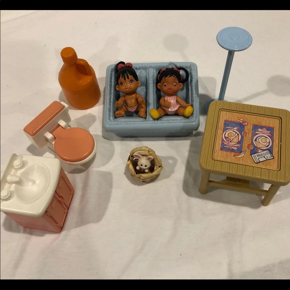 Vintage Kenner 93 Furniture 7pcs